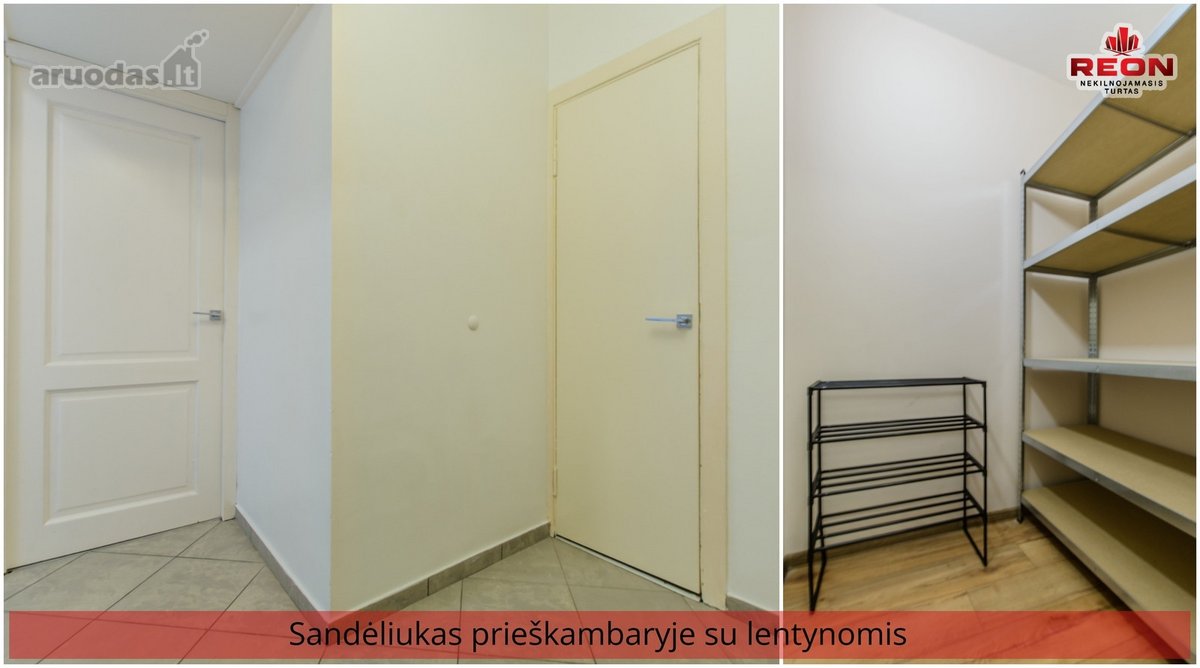 Nuomojamas Dviejų Izoliuotų Kambarių Butas - nuotraukos Nr. 14