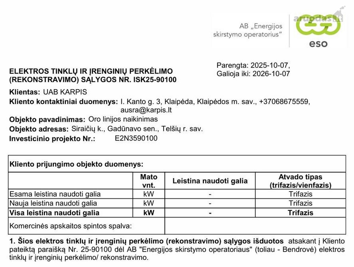 Parduodamas 2,8973 Ha Žemės Ūkio Paskirties - nuotraukos Nr. 4