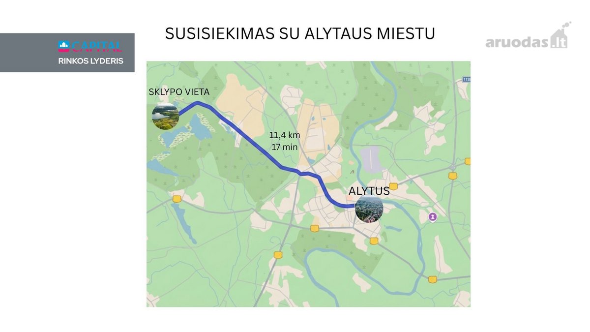 Parduodamas Erdvus Sklypas Alytaus Rajone Su - nuotraukos Nr. 7