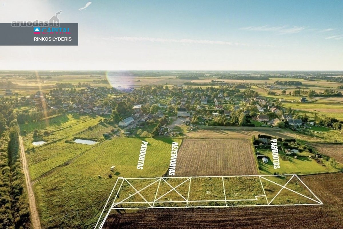Parduodami 3 Namų Valdos Sklypai Šalia - nuotraukos Nr. 6