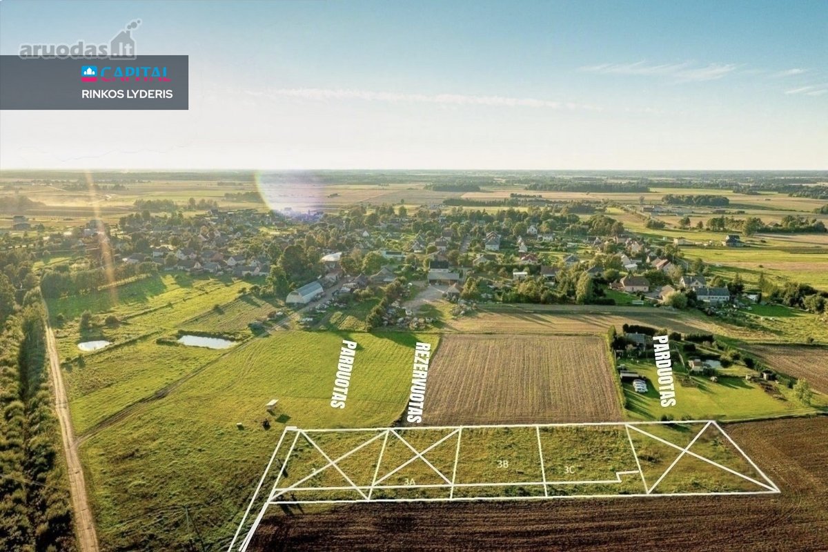 Parduodami 3 Namų Valdos Sklypai Šalia - nuotraukos Nr. 8