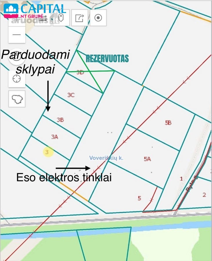Parduodami 3 Namų Valdos Sklypai Šalia - nuotraukos Nr. 15