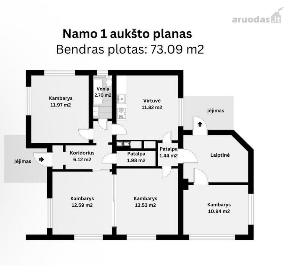 Parduodamas didelis gyvenamasis namas su - nuotraukos Nr. 17