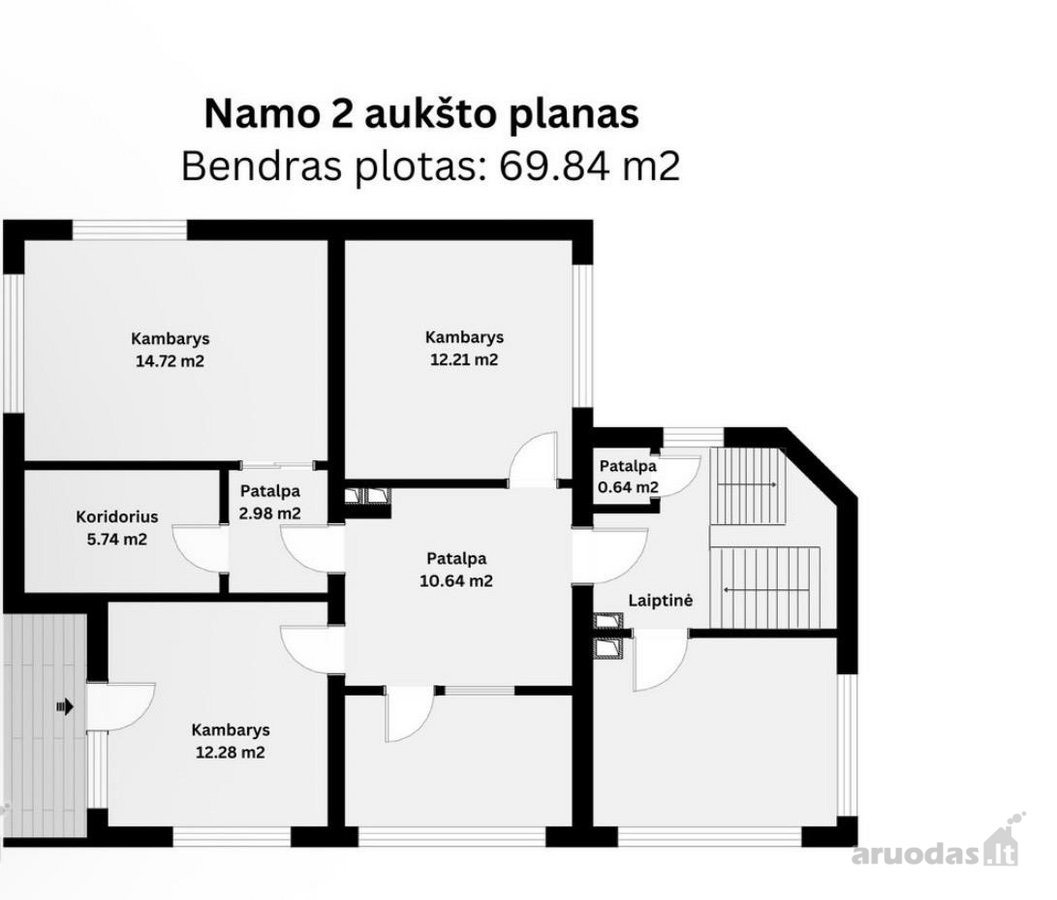 Parduodamas didelis gyvenamasis namas su - nuotraukos Nr. 18