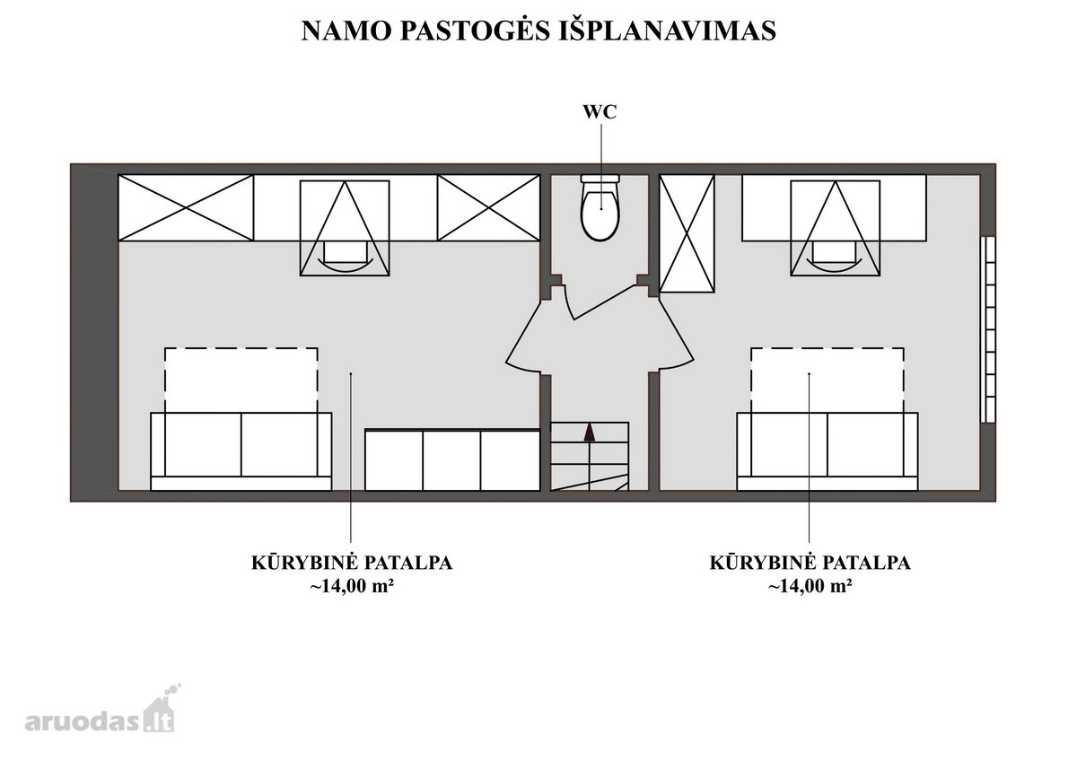 Parduodamas naujos statybos, pilnos apdailos, - nuotraukos Nr. 31