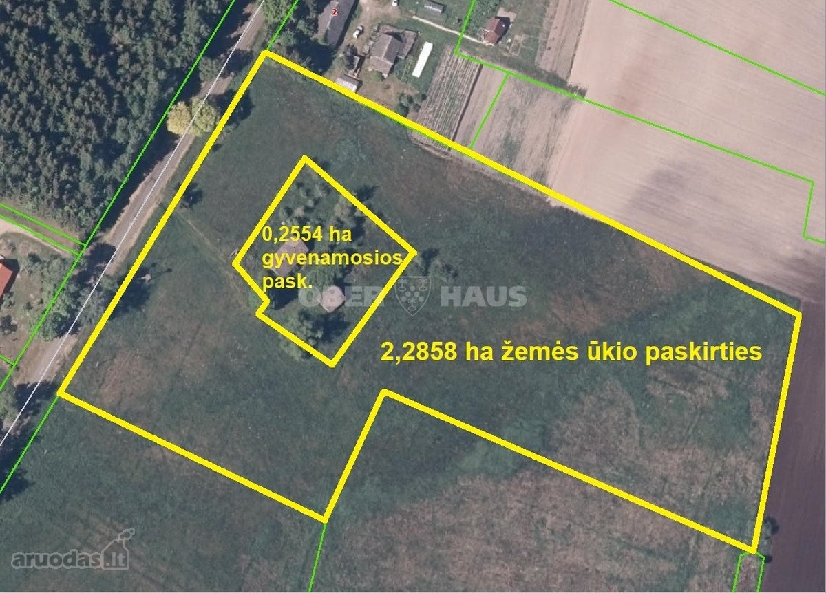 Sodyba su aplink ją esančiu žemės ūkio - nuotraukos Nr. 2
