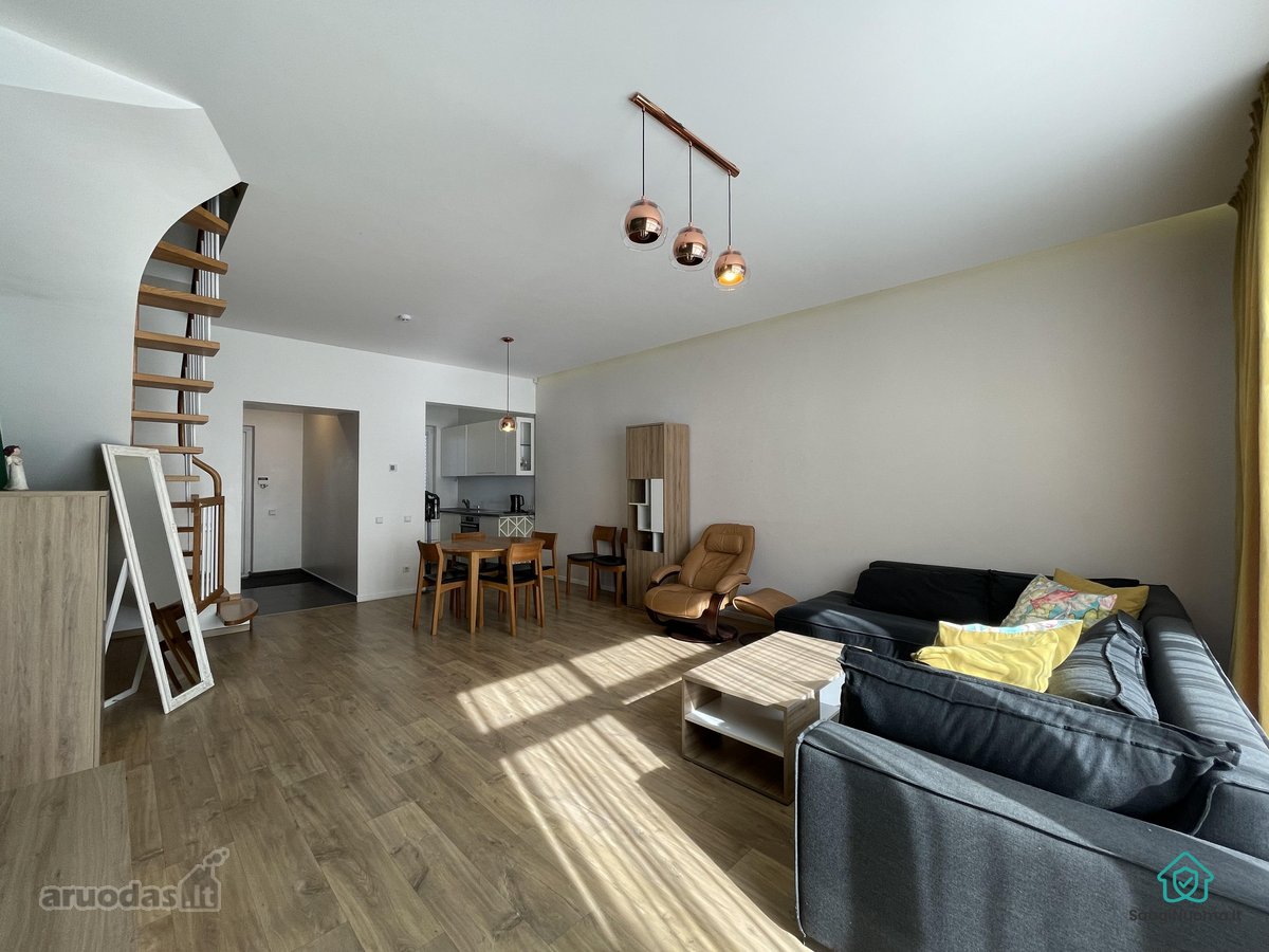 Išnuomojamas erdvus bei šviesus 3 kambarių, - nuotraukos Nr. 6