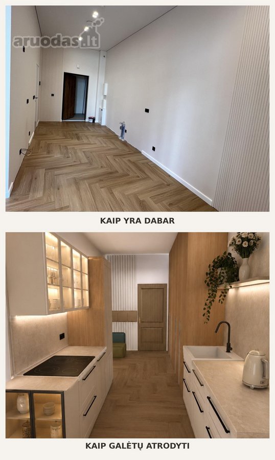 Pilnai Atlikta Vidaus Apdaila – 1,5 Kamb. - nuotraukos Nr. 7