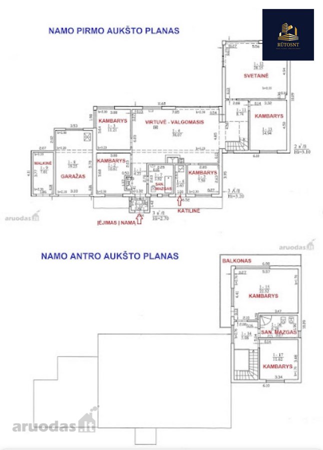 205 M² Namas Radailiuose – 8 Kambariai, 12,68 - nuotraukos Nr. 49