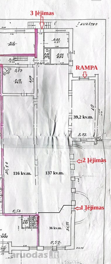 457 m² paslaugų paskirties patalpos Alytaus - nuotraukos Nr. 17