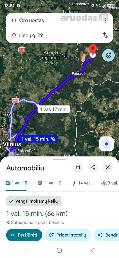 Parduodamas 42.01 m² dviejų kambarių butas. - nuotraukos Nr. 24