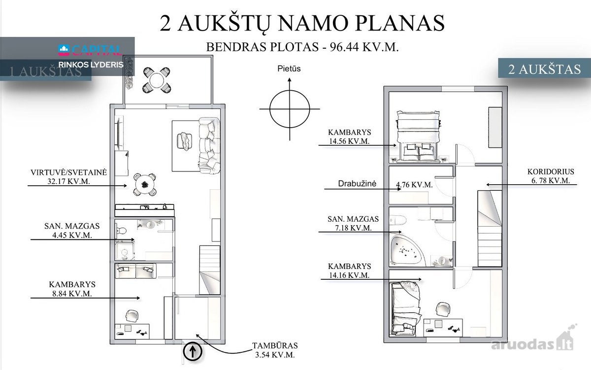 Parduodamas Dviejų Aukštų Šeimyniškas 4 - nuotraukos Nr. 25