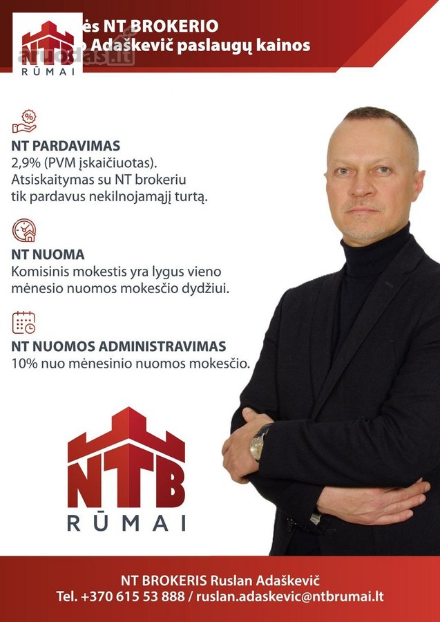 Nuomojamas Visiškai Naujas Ir Negyventas 1 - nuotraukos Nr. 23