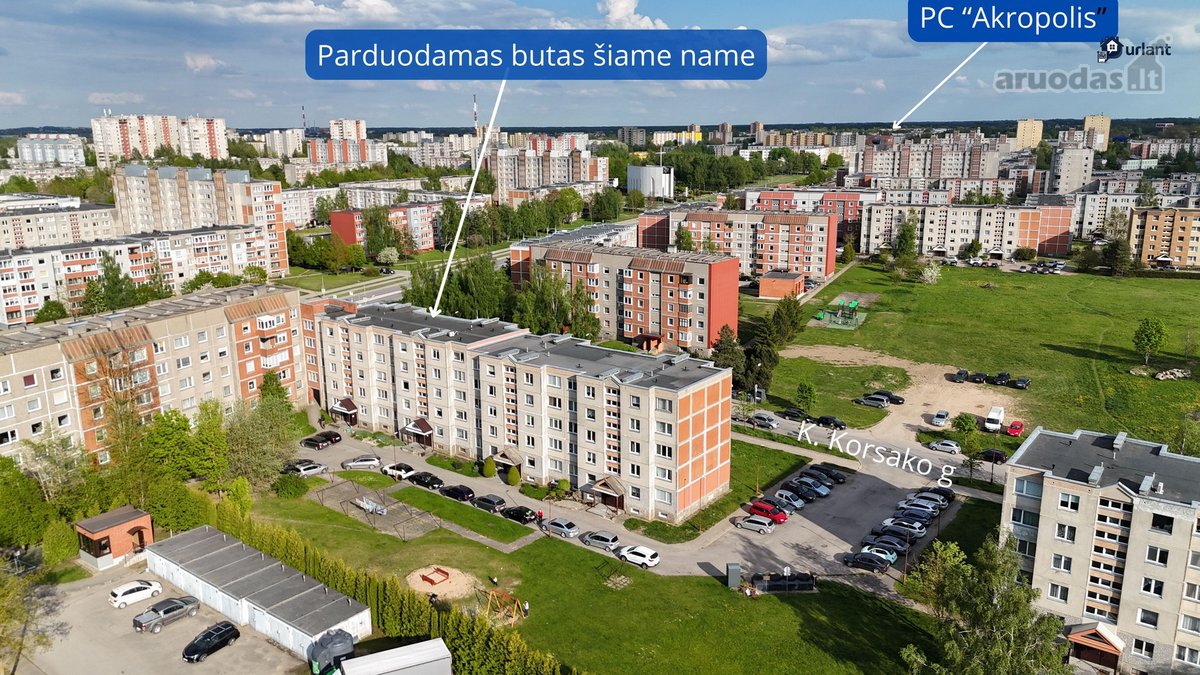 Parduodamas jaukus 3 kambarių butas - nuotraukos Nr. 24