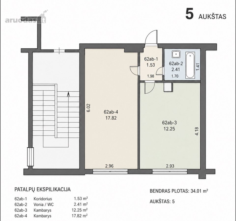 Parduodamas 2 Kambarių Butas Prūsų G. 12, - nuotraukos Nr. 10
