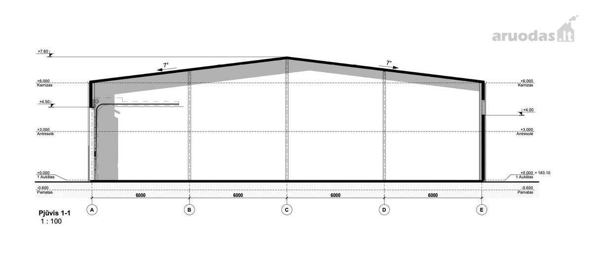 Nuomojamos Naujai Statomos 1430,40 m² - nuotraukos Nr. 6