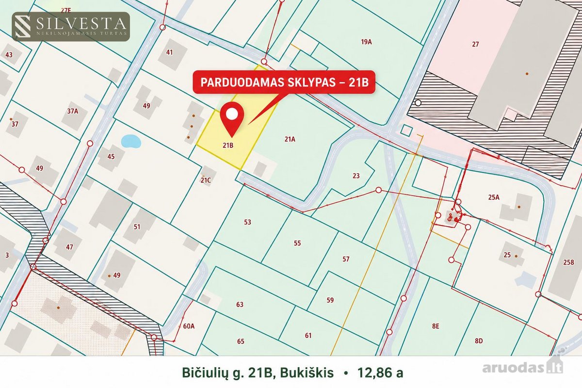 Parduodamas 12,86 A Sklypas Bukiškyje, - nuotraukos Nr. 7