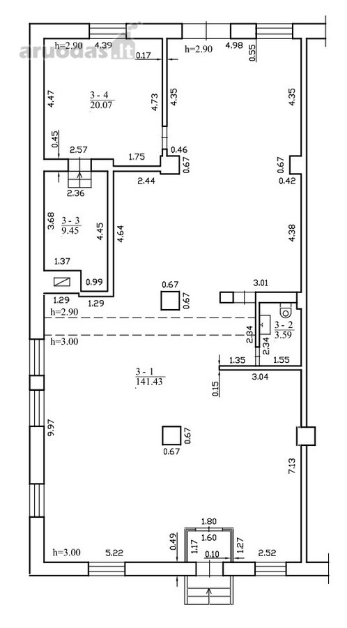 Nuomojamos 175 M² Komercinės Patalpos - nuotraukos Nr. 23