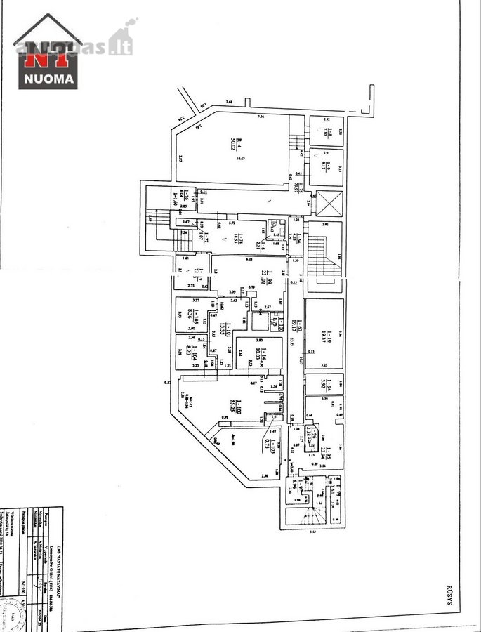 Nuomojamos 1 000 kv.m. administracinės - nuotraukos Nr. 20