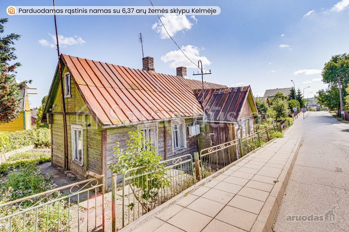 Parduodamas rąstinis namas su 6,37 arų žemės - nuotraukos Nr. 2