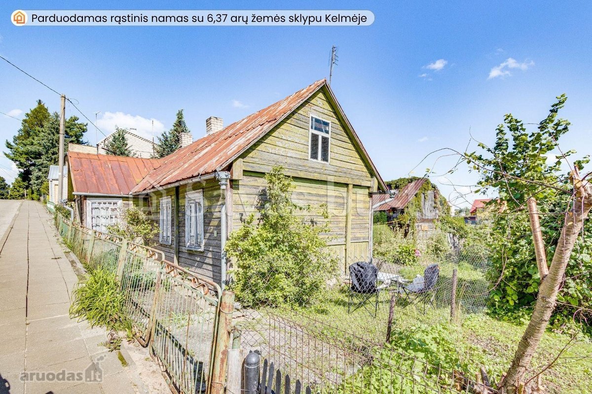 Parduodamas rąstinis namas su 6,37 arų žemės - nuotraukos Nr. 3