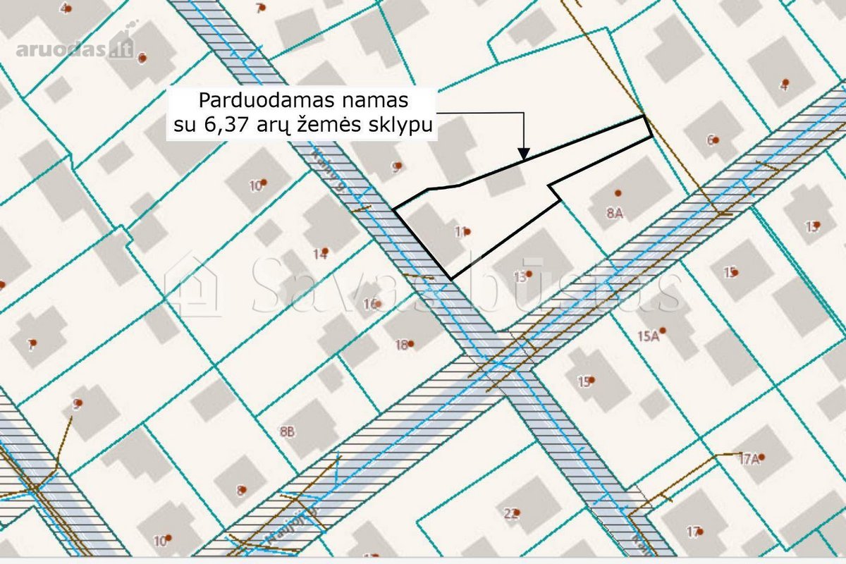 Parduodamas rąstinis namas su 6,37 arų žemės - nuotraukos Nr. 18