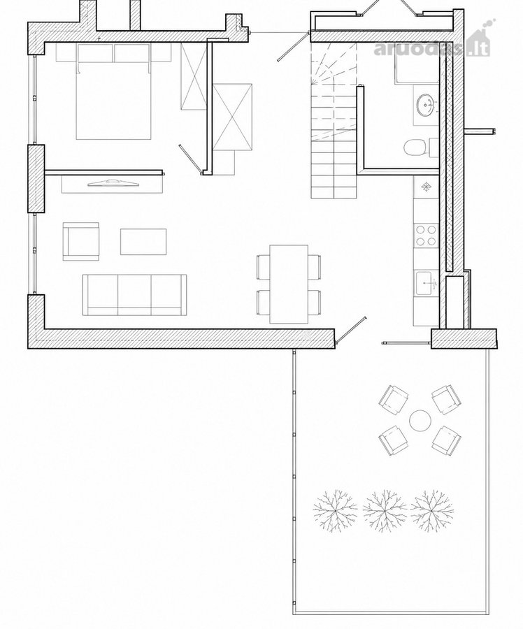Parduodamas Butas „Paparčio Žiedas“ Projekte - nuotraukos Nr. 19