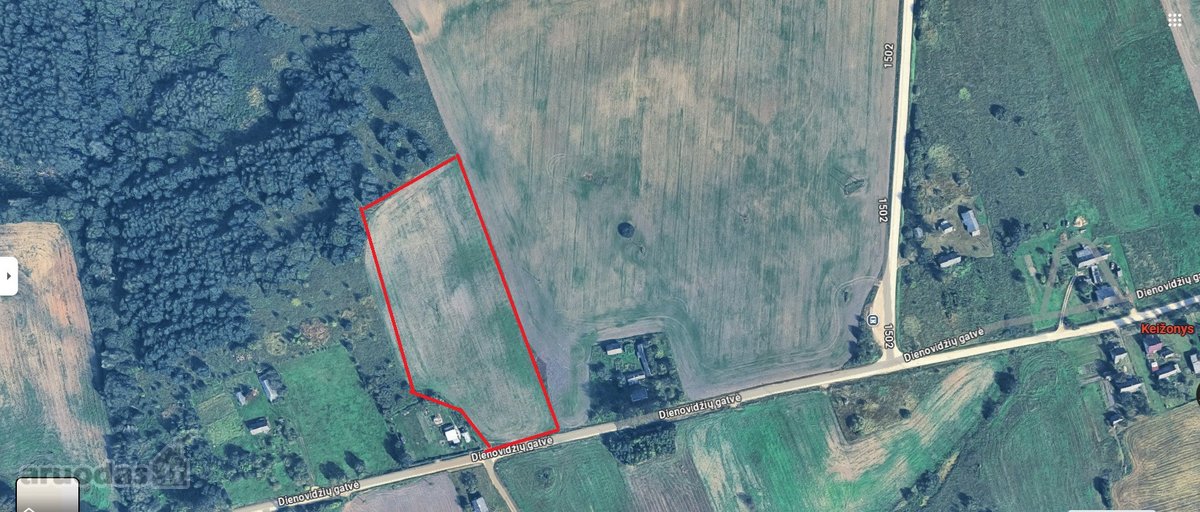 Upninkų sen., Keižonių k. parduodama 1,26 ha - nuotraukos Nr. 2