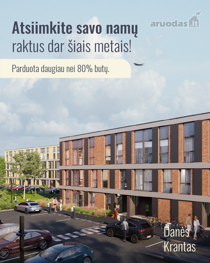2 Kambarių Butas Su Balkonu Ir Drabužine  53 - nuotraukos Nr. 6