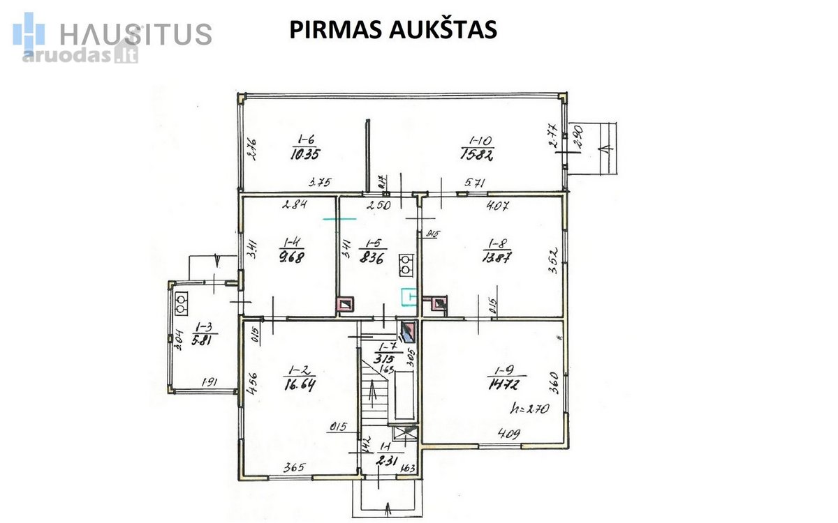 Parduodamas 155.44 Kv.m. Namas, Vingio G. - nuotraukos Nr. 46