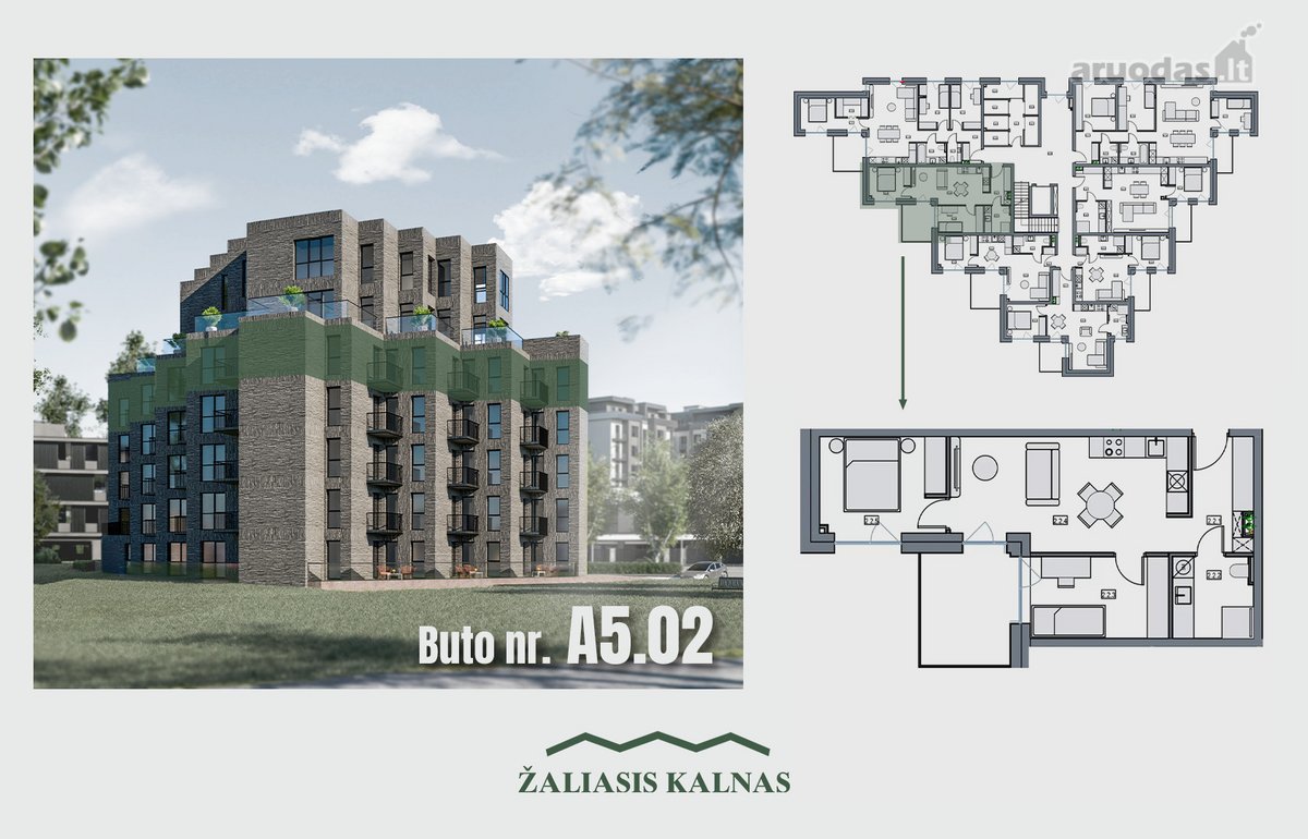 Naujos statybos apartamentai prestižiniame - nuotraukos Nr. 3