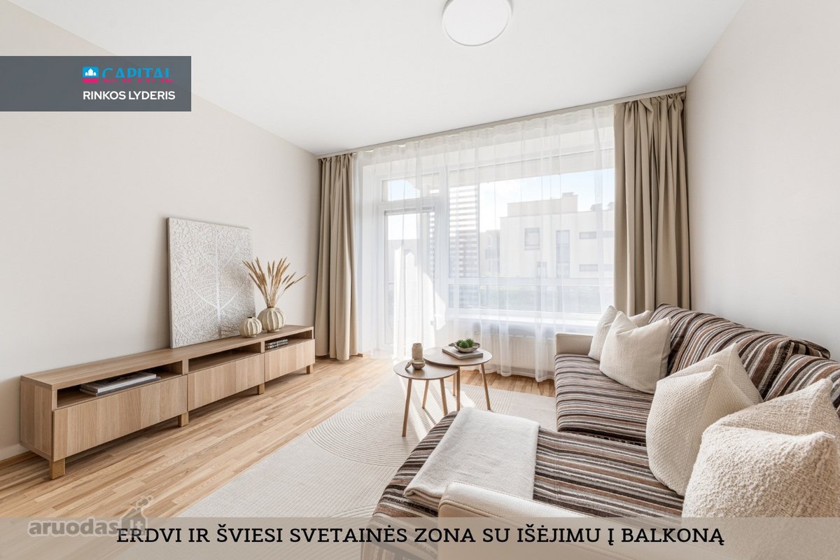 Parduodamas Šviesus 2 Kambarių Butas Su - nuotraukos Nr. 3