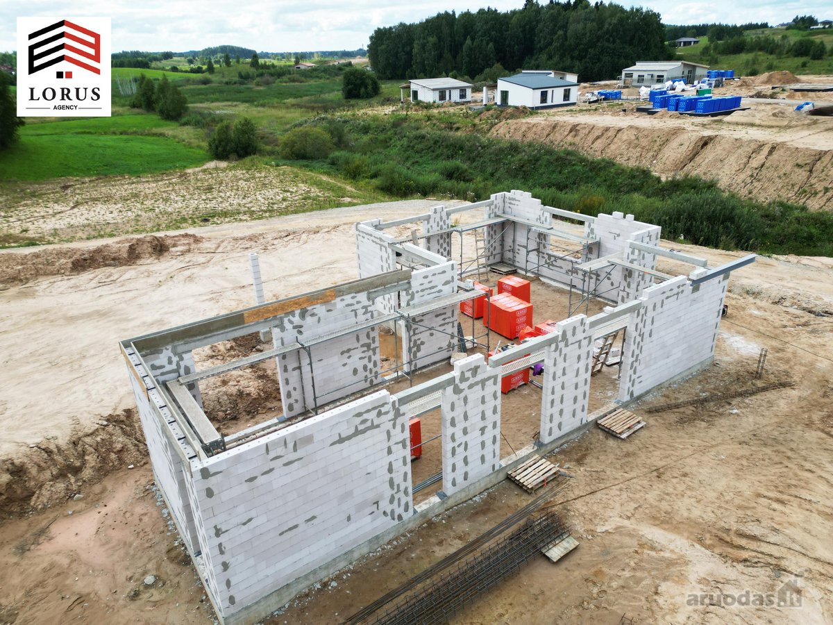 Parduodamas 120 kv.m. naujai statomas namas - nuotraukos Nr. 8