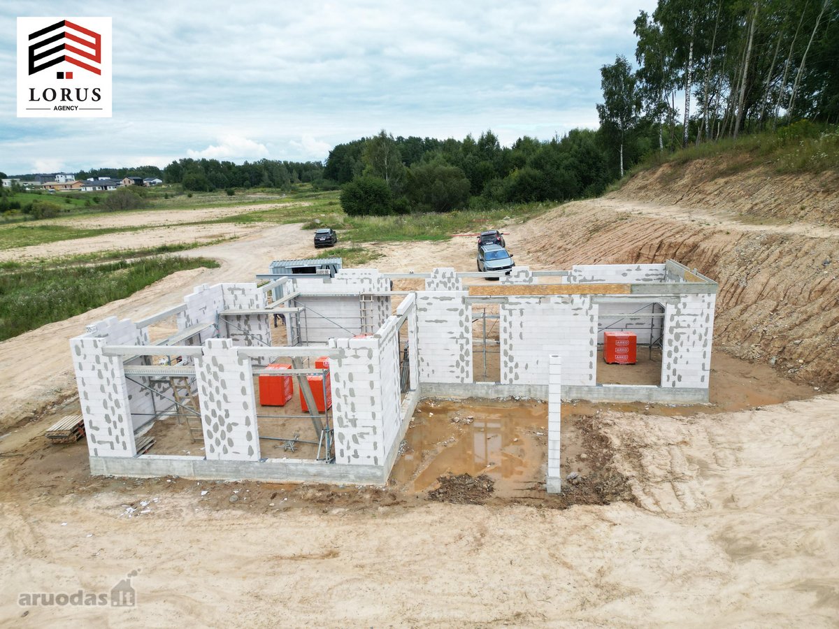 Parduodamas 120 kv.m. naujai statomas namas - nuotraukos Nr. 6