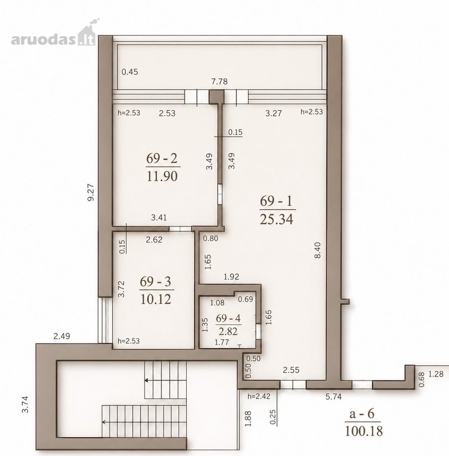 3 Kambarių Butas Palangos Centre – Gyvenamoji - nuotraukos Nr. 15