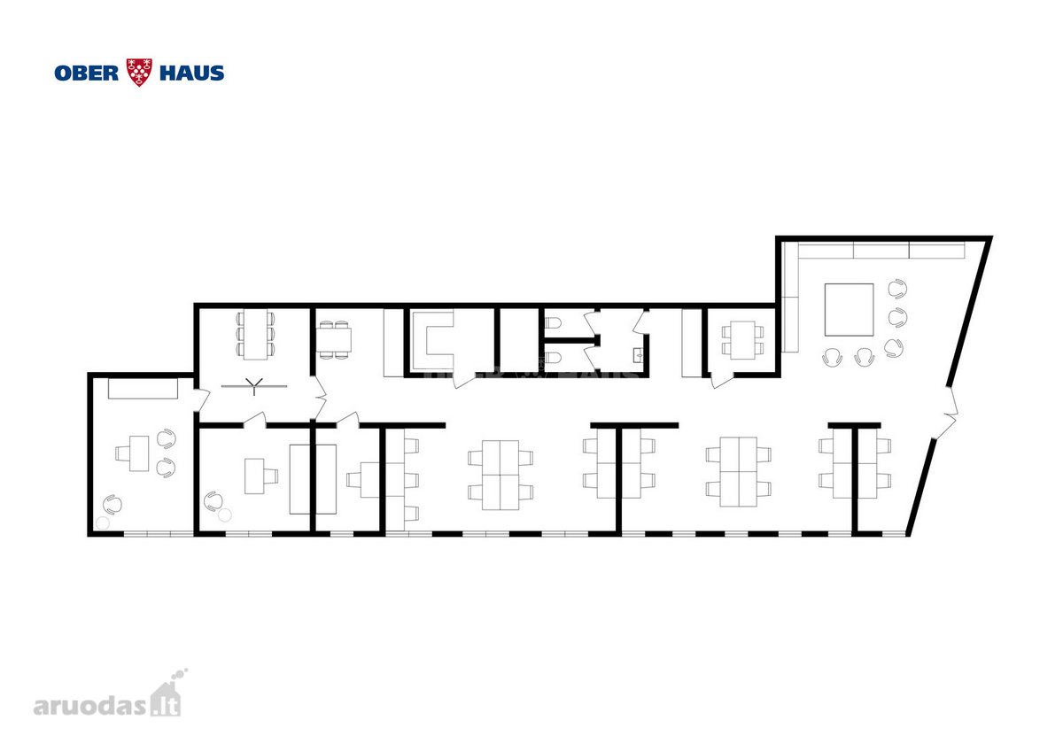 Išnuomojamos 220,64 m² ploto biuro patalpos 3 - nuotraukos Nr. 21