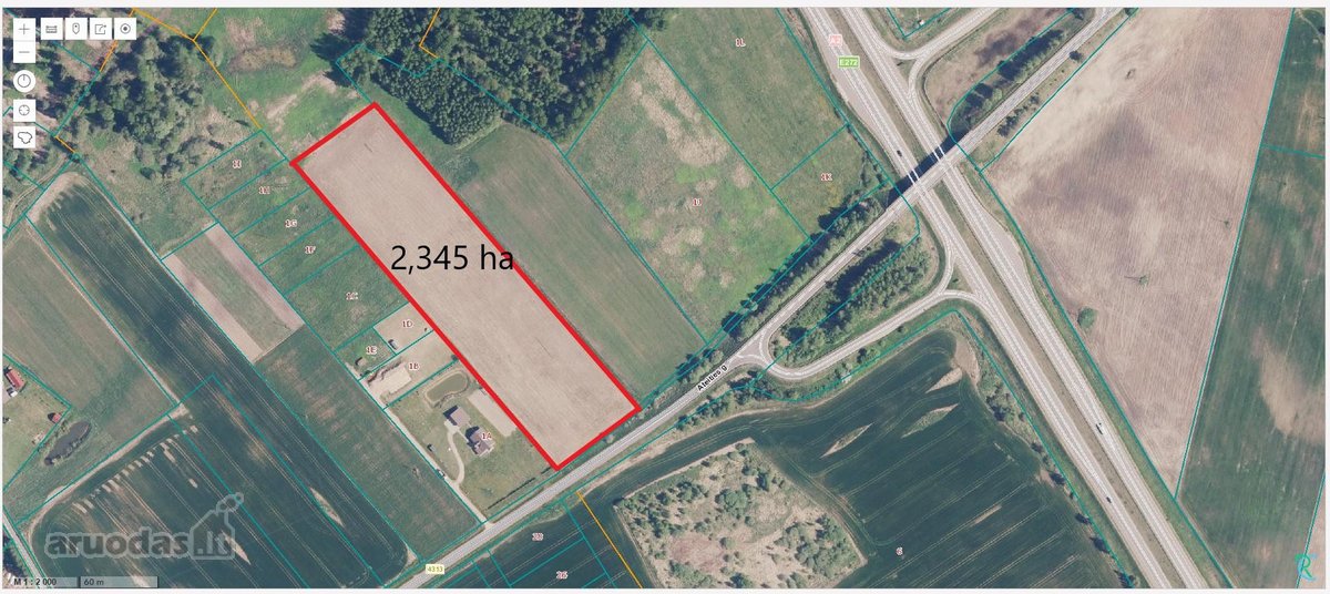 Parduodamas 2,345 Ha Žemės Sklypas Širvintų - nuotraukos Nr. 8