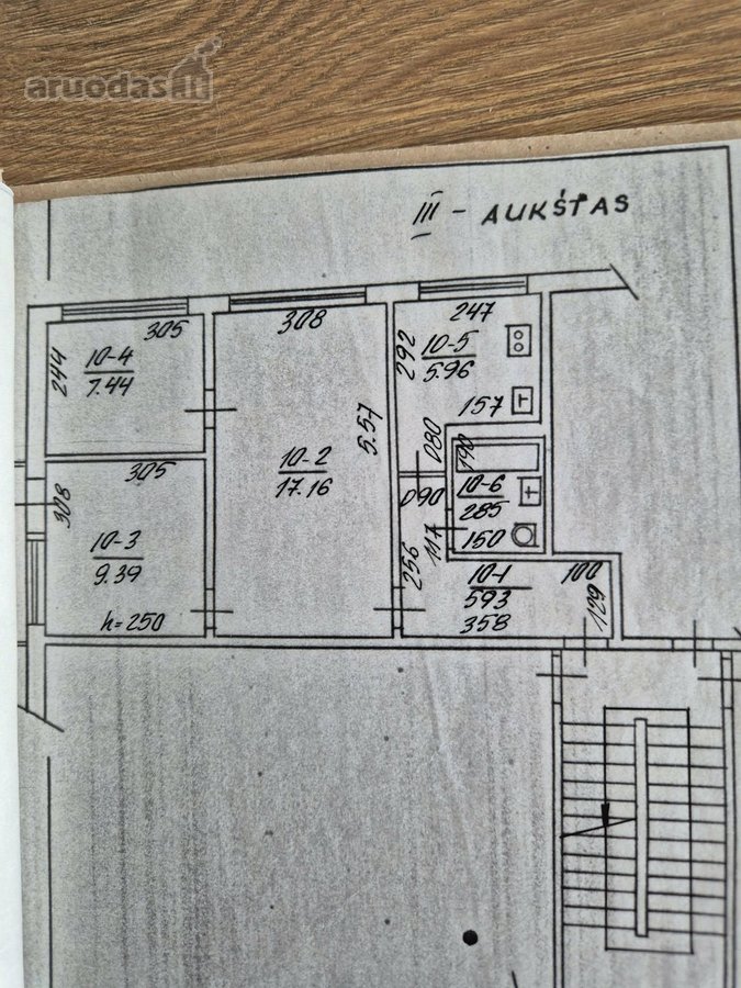 Parduodamas 3 kambarių butas Radviliškio - nuotraukos Nr. 12