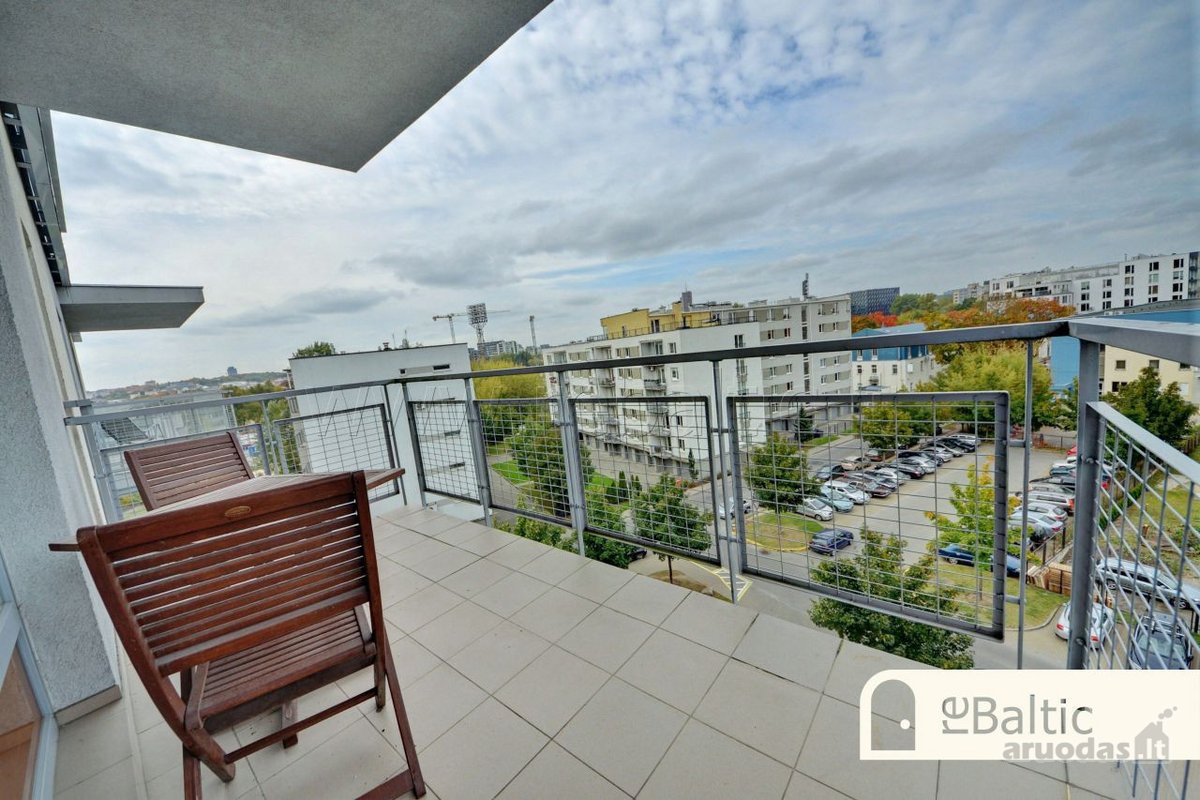 Stilingas dviejų kambarių butas su didele - nuotraukos Nr. 10