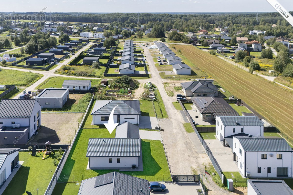 Naujas A++ Klasės 117,49 M² Vieno Aukšto - nuotraukos Nr. 4