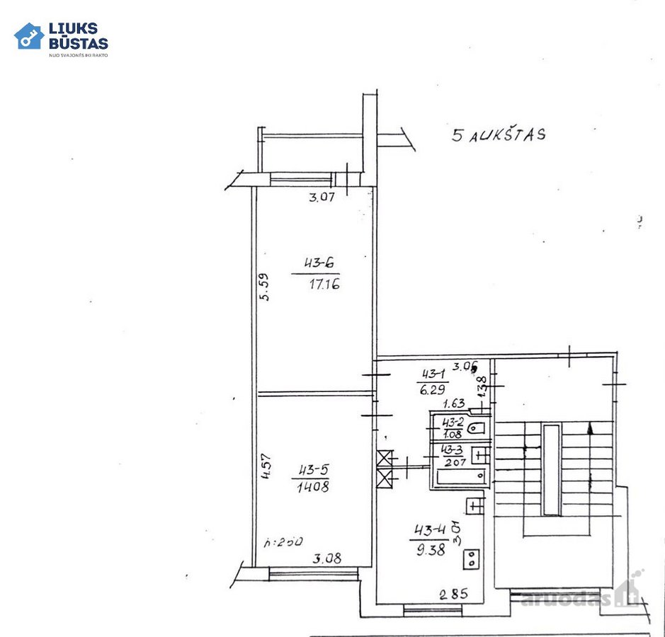 Labai tvarkingas, įrengtas, gražus 2 k. butas - nuotraukos Nr. 27