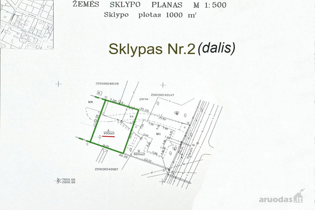 Parduodamas 15,24 arų sklypas Sermiesčio g., - nuotraukos Nr. 21