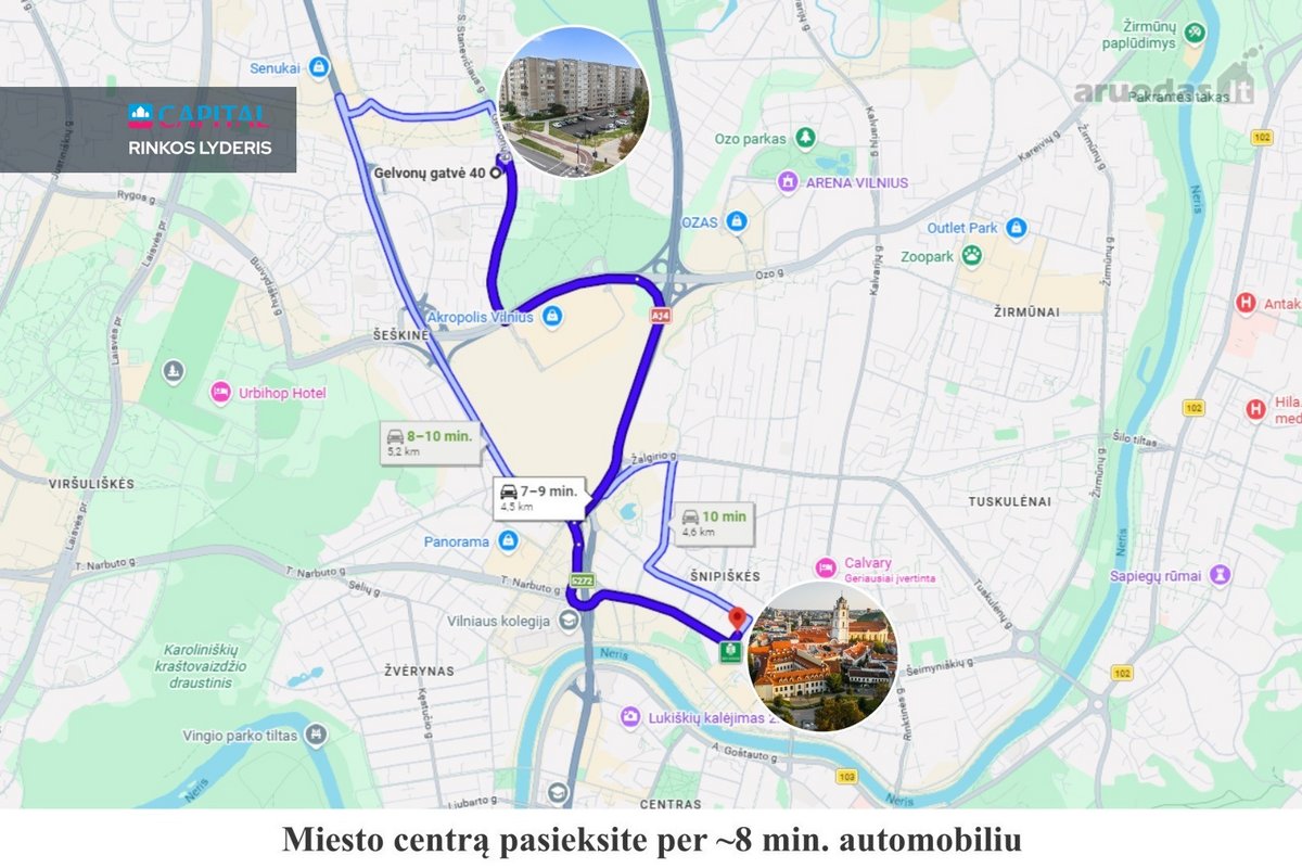 Parduodamas 1 Kambario Butas Šeškinėje – - nuotraukos Nr. 22