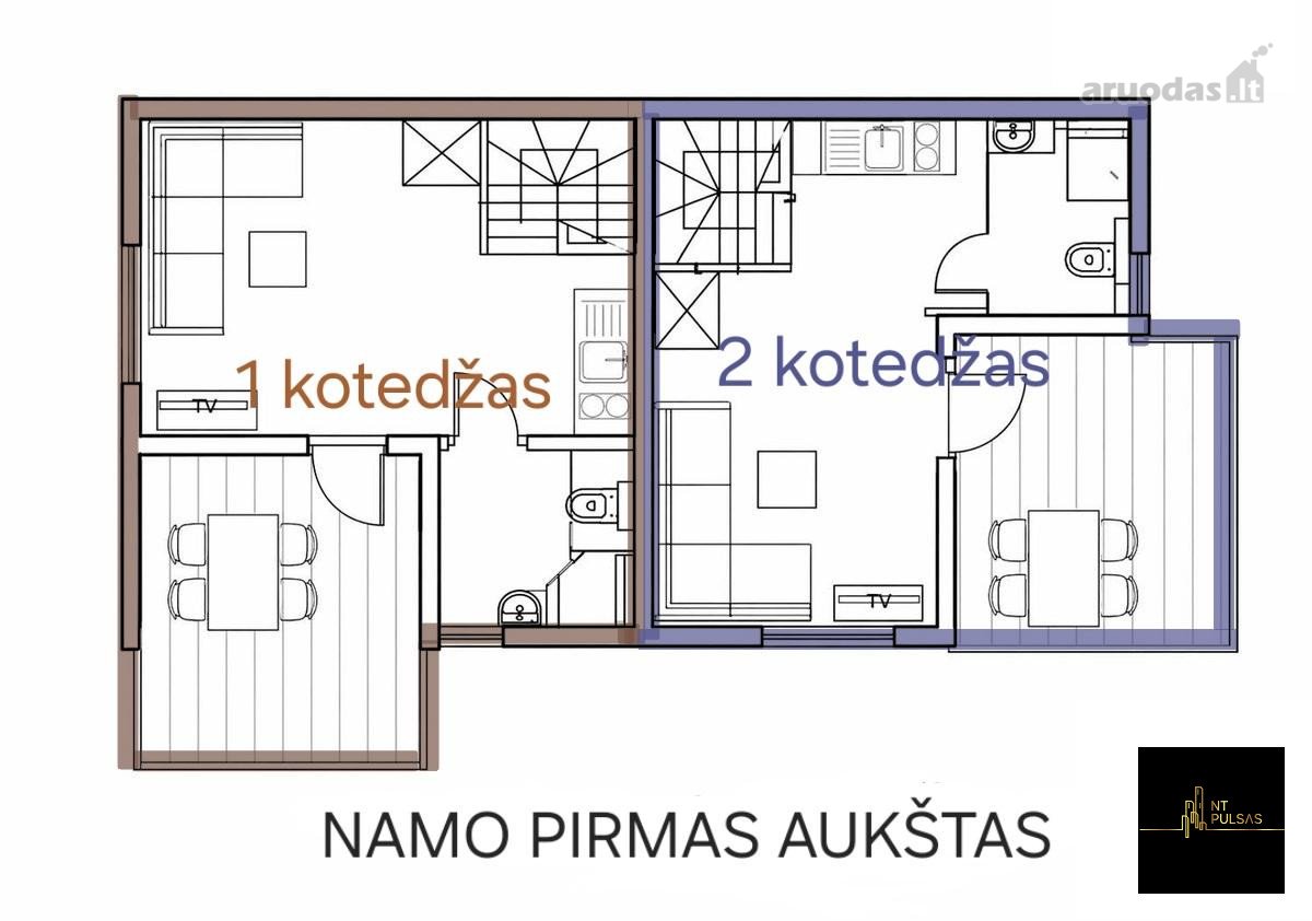 Naujas 3 Kambarių Kotedžas Šventojoje 2 - nuotraukos Nr. 22