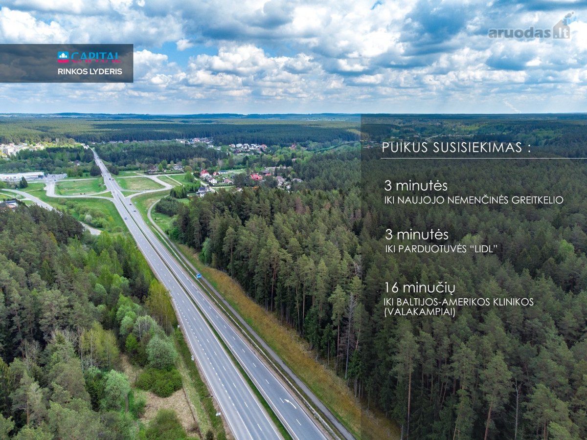 Nemenčinės miškų pušynų pašonėje, vos 3 - nuotraukos Nr. 20
