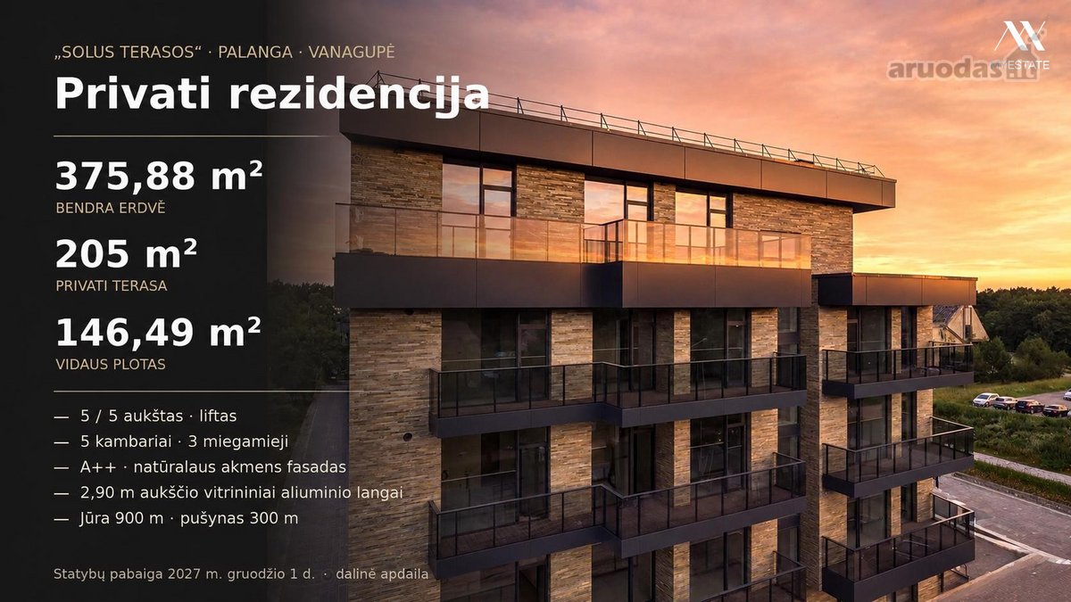 Privati Rezidencija - 375 m² Penthauzas Su - nuotraukos Nr. 3
