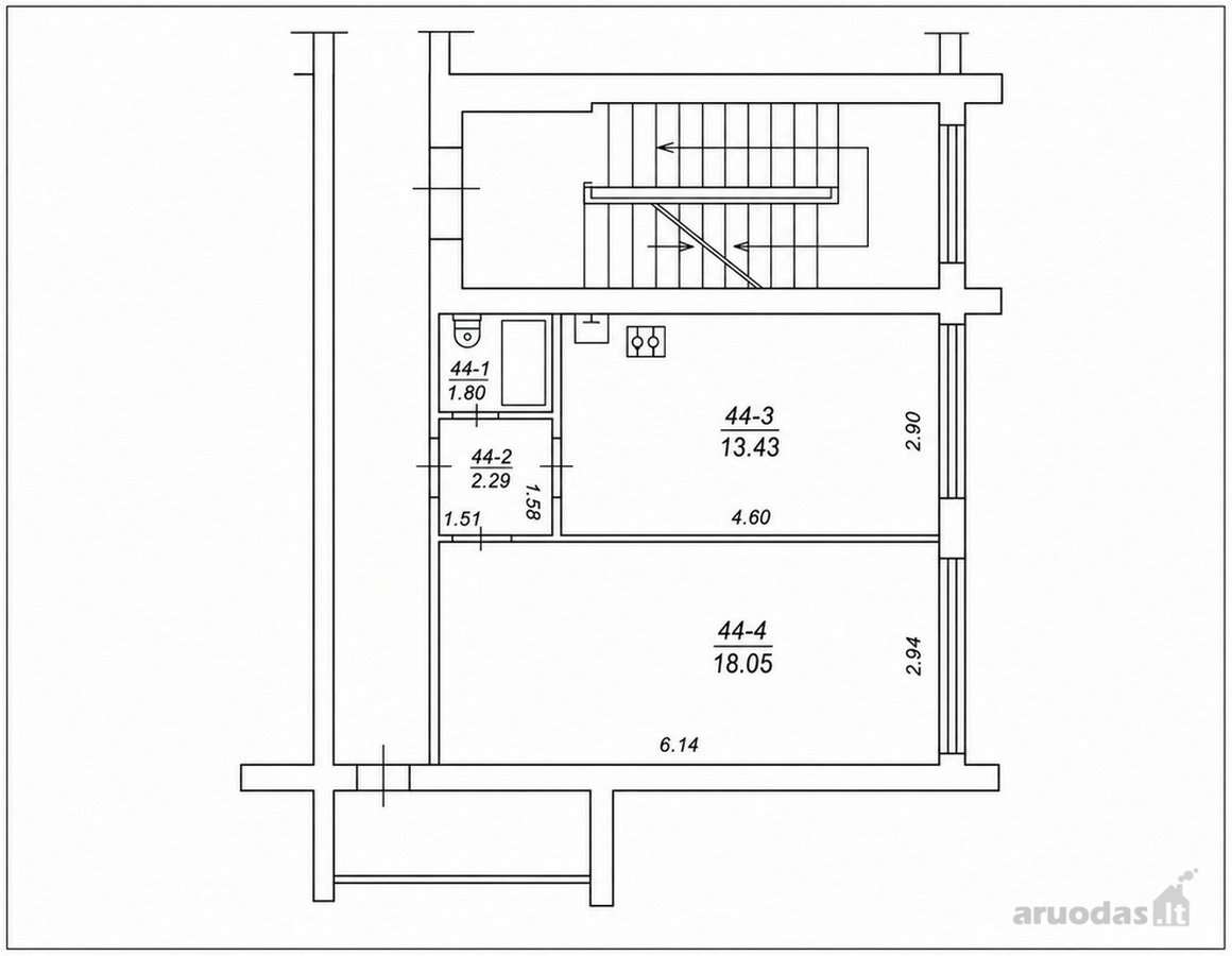 Parduodamas 1 Kambario Butas Nemuno G. 16, - nuotraukos Nr. 28