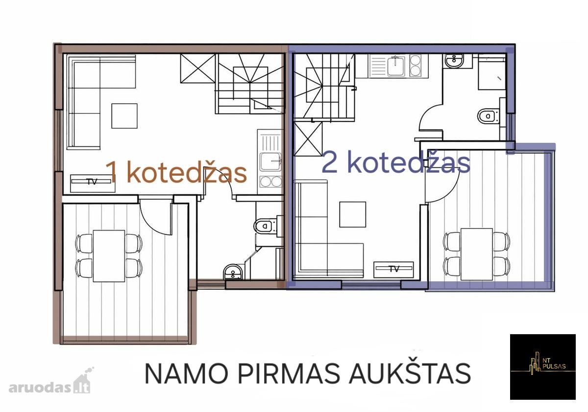 Naujas 3 Kambarių Kotedžas Šventojoje 2 - nuotraukos Nr. 21