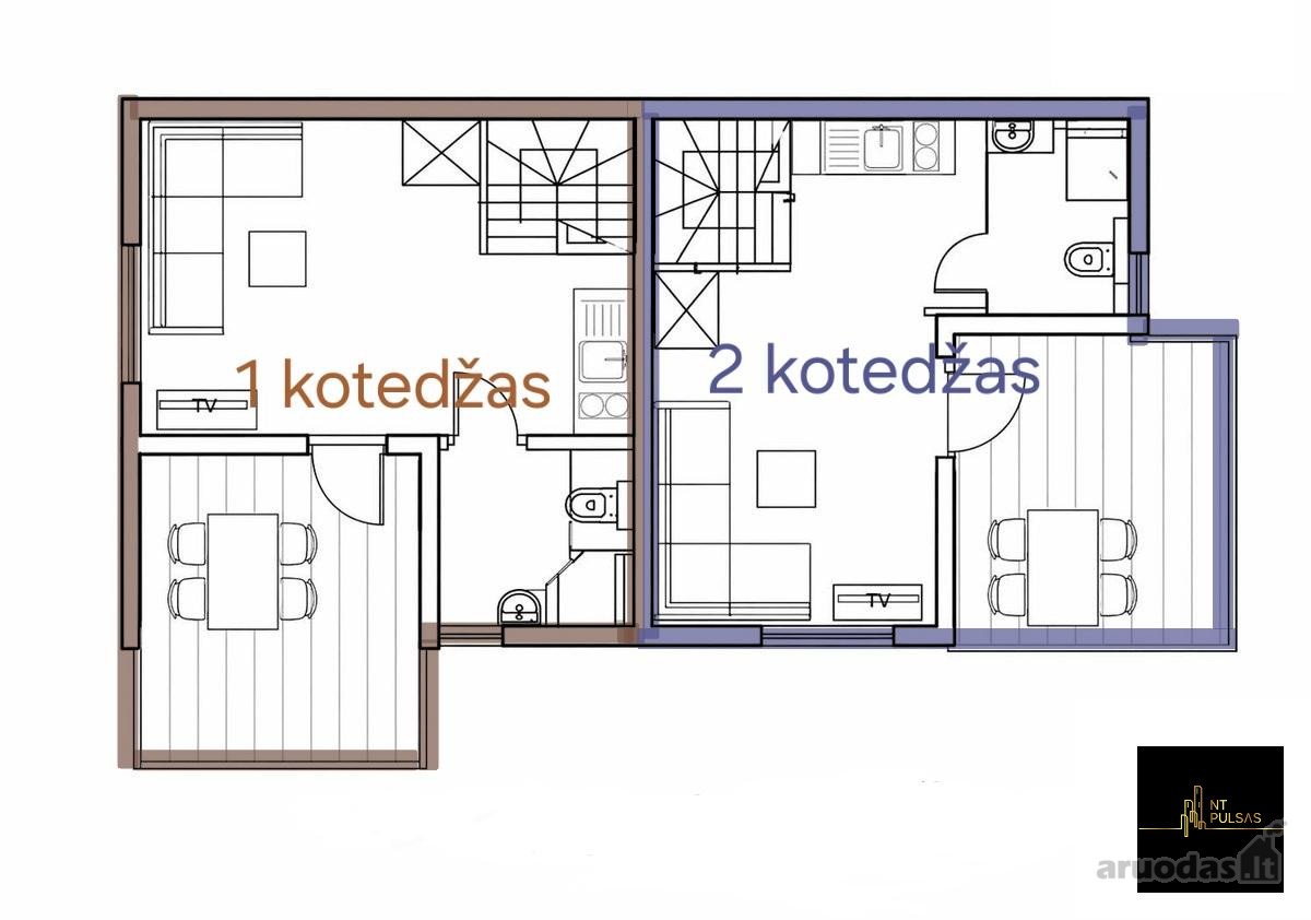 Naujas 3 Kambarių Kotedžas Šventojoje 2 - nuotraukos Nr. 22