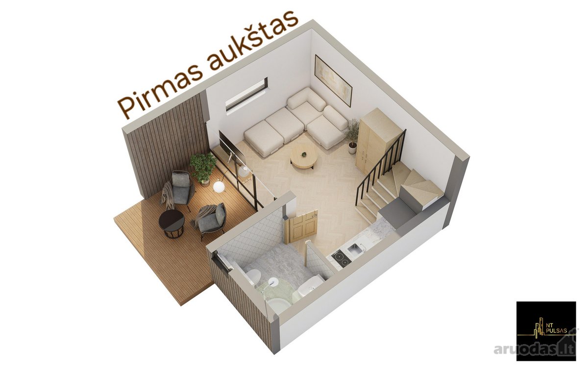 Naujas 3 Kambarių Kotedžas Šventojoje 2 - nuotraukos Nr. 23